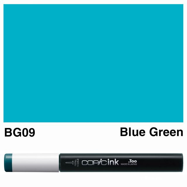 Copic Marker Ink BG09 Blue Green 12ml