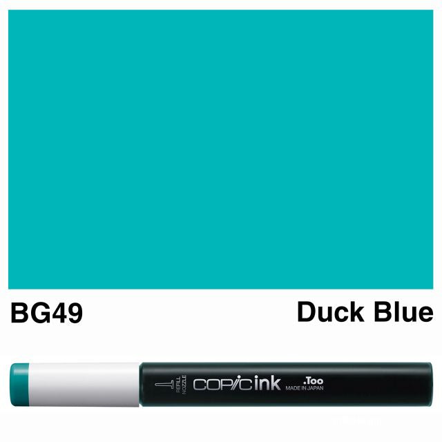 Copic Marker Ink BG49 Duck Blue 12ml