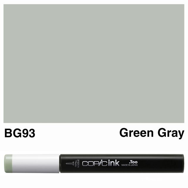 Copic Marker Ink BG93 Green Gray 12ml