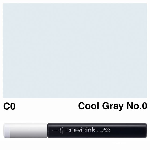 Copic Marker Ink C0 Cool Gray No.0 12ml