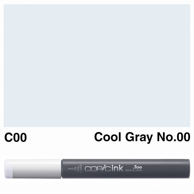 Copic Marker Ink C00 Cool Gray No.00