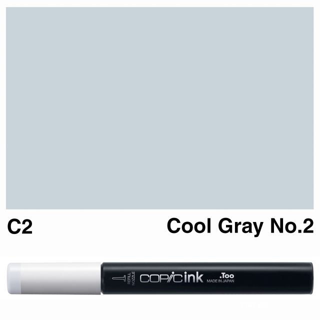 Copic Marker Ink C2 Cool Gray No.2 12ml