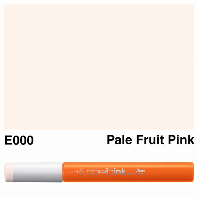 Copic Marker Ink E000 Pale Fruit Pink 12ml