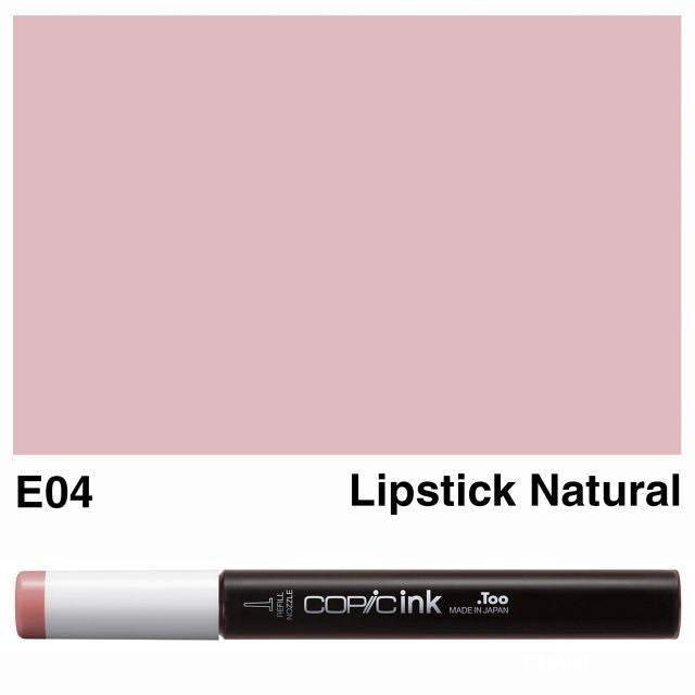 Copic Marker Ink E04 Lipstick Rose 12ml