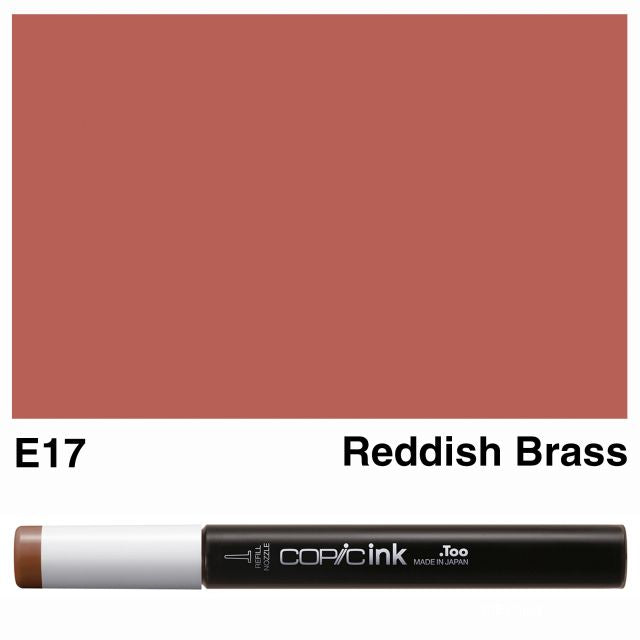 Copic Marker Ink E17 Reddish Brass 12ml