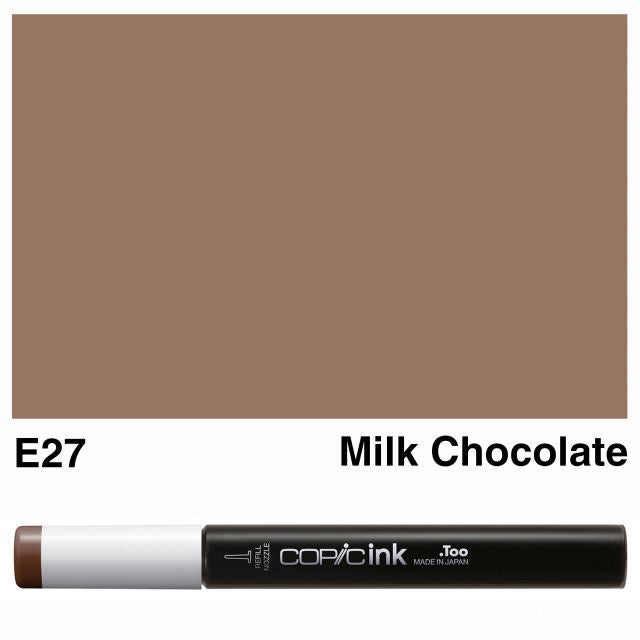 Copic Marker Ink E27 Milk Chocolate 12ml