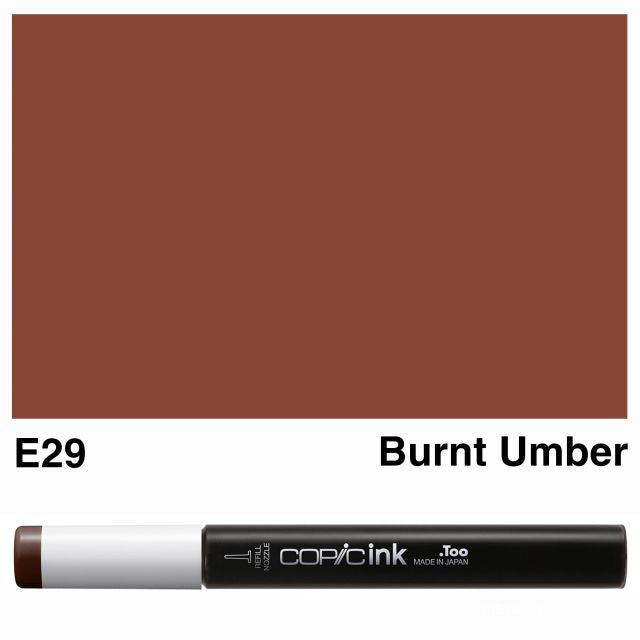 Copic Marker Ink E29 Burnt Umber