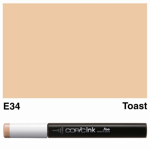 Copic Marker Ink E34 Toast 12ml