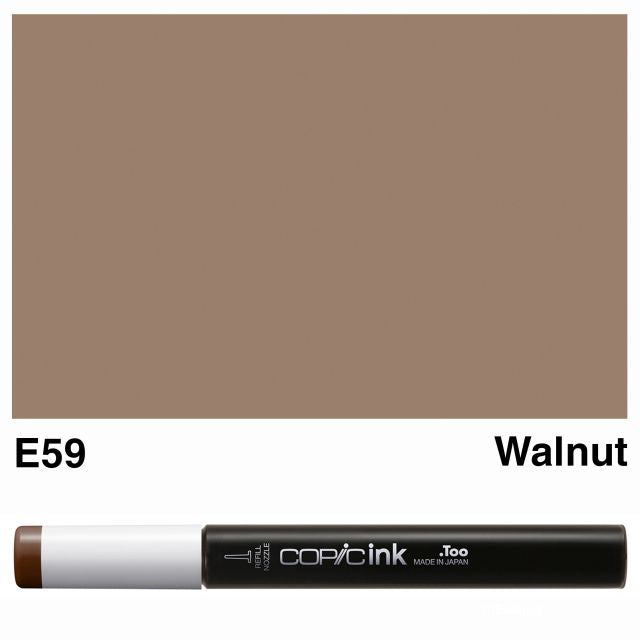 Copic Marker Ink E59 Walnut 12ml