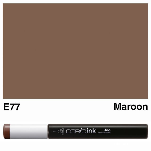 Copic Marker Ink E77 Maroon 12ml