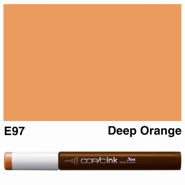 Copic Marker Ink E97 Deep Orange 12ml
