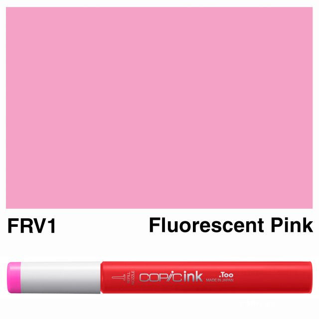 Copic Marker Ink FRV1 Fluorescent Pink 12ml