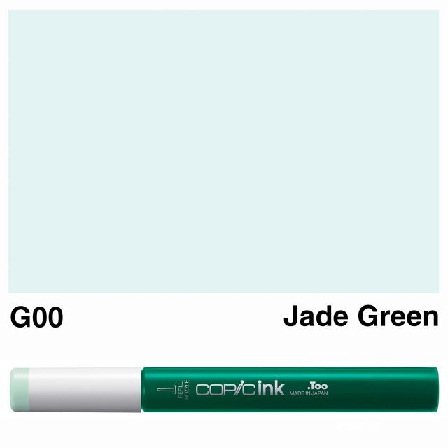Copic Marker Ink G00 Jade Green 12ml