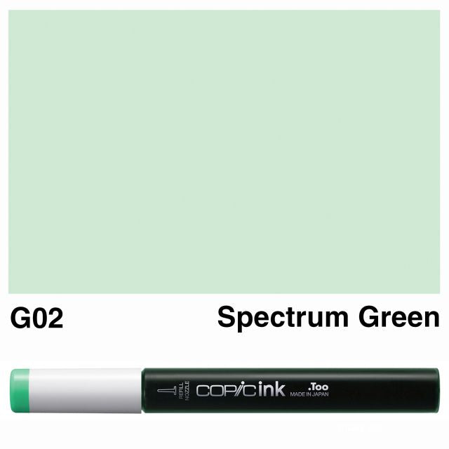 Copic Marker Ink G02 Spectrum Green 12ml