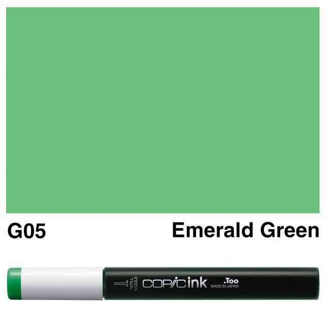 Copic Marker Ink G05 Emerald Green 12ml