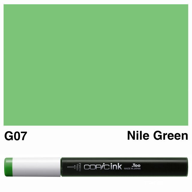 Copic Marker Ink G07 Nile Green