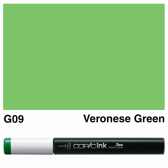 Copic Marker Ink G09 Veronese Green