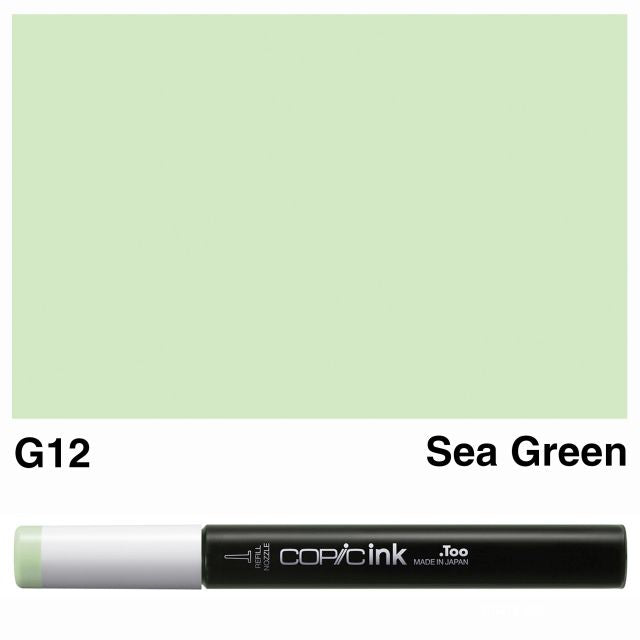 Copic Marker Ink G12 Sea Green 12ml