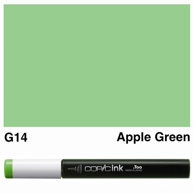 Copic Marker Ink G14 Apple Green