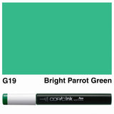 Copic Marker Ink G19 Bright Parrot Green 12ml