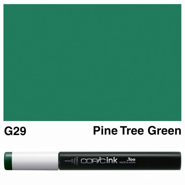 Copic Marker Ink G29 Pine Tree Green 12ml