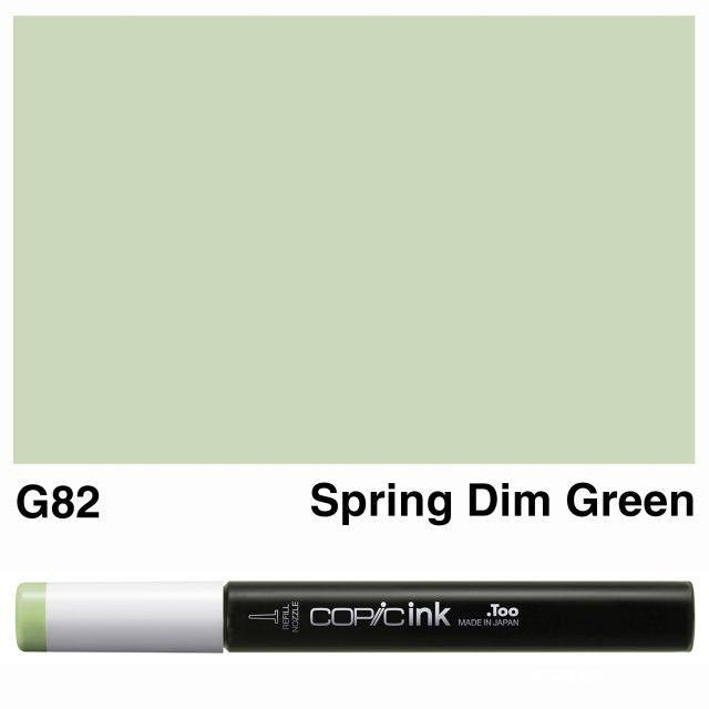 Copic Marker Ink G82 Spring Dim Green 12ml