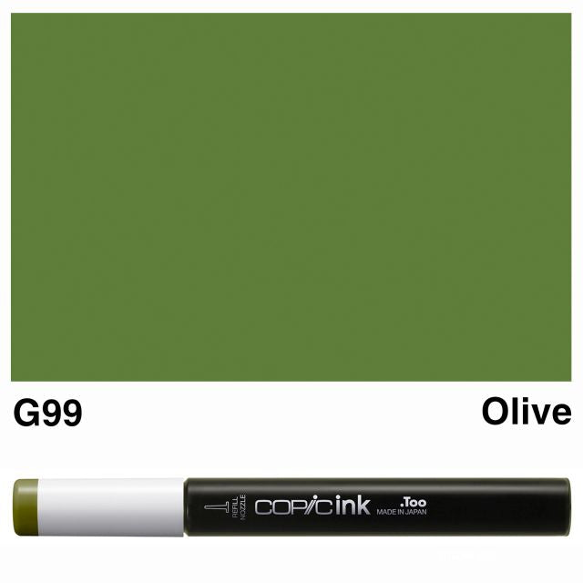 Copic Marker Ink G99 Olive 12ml