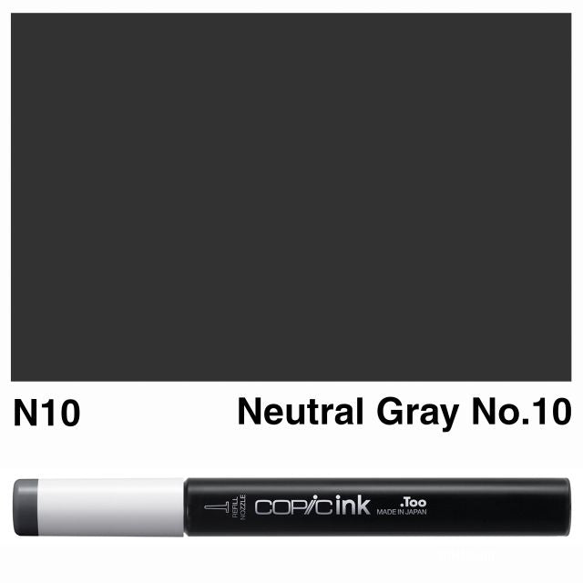 Copic Marker Ink N10 Neutral Gray No.10 12ml