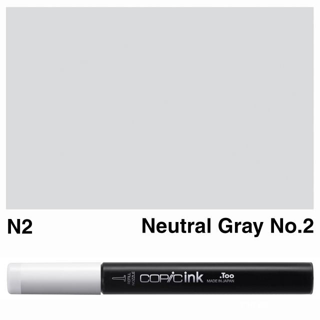 Copic Marker Ink N2 Neutral Gray No.2 12ml