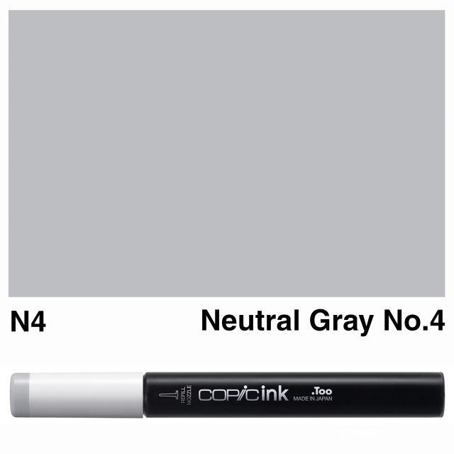 Copic Marker Ink N4 Neutral Gray No.4 12ml