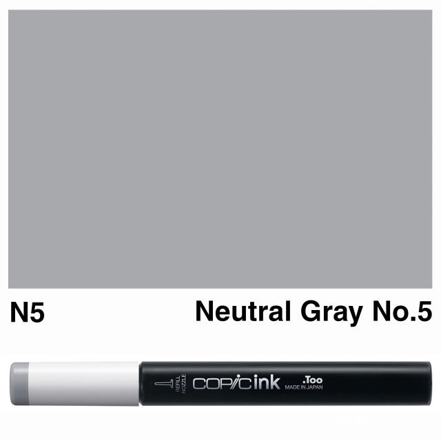 Copic Marker Ink N5 Neutral Gray No.5