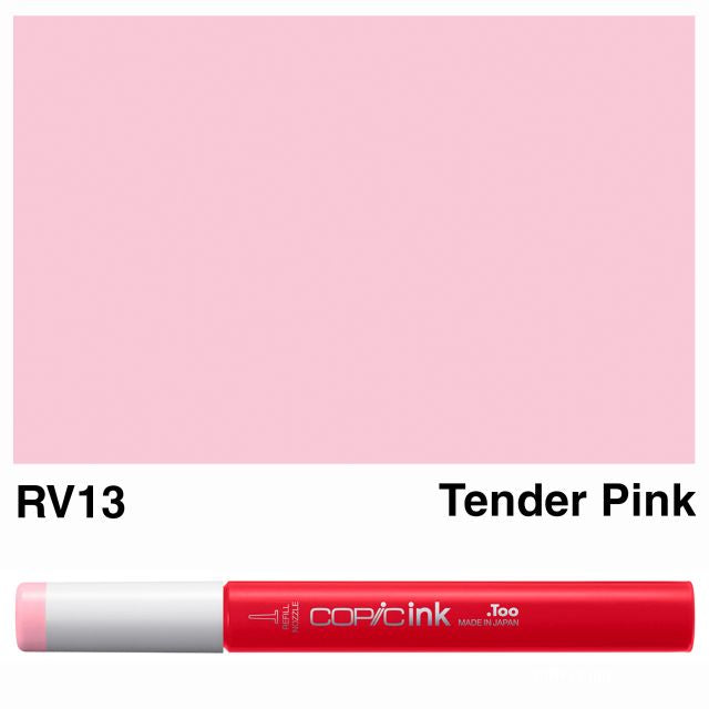 Copic Marker Ink RV13 Tender Pink 12ml