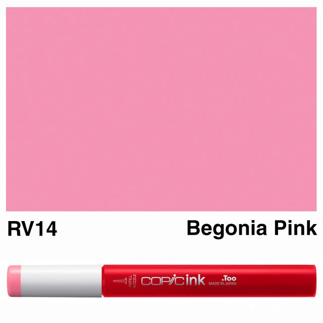 Copic Marker Ink RV14 Begonia Pink 12ml