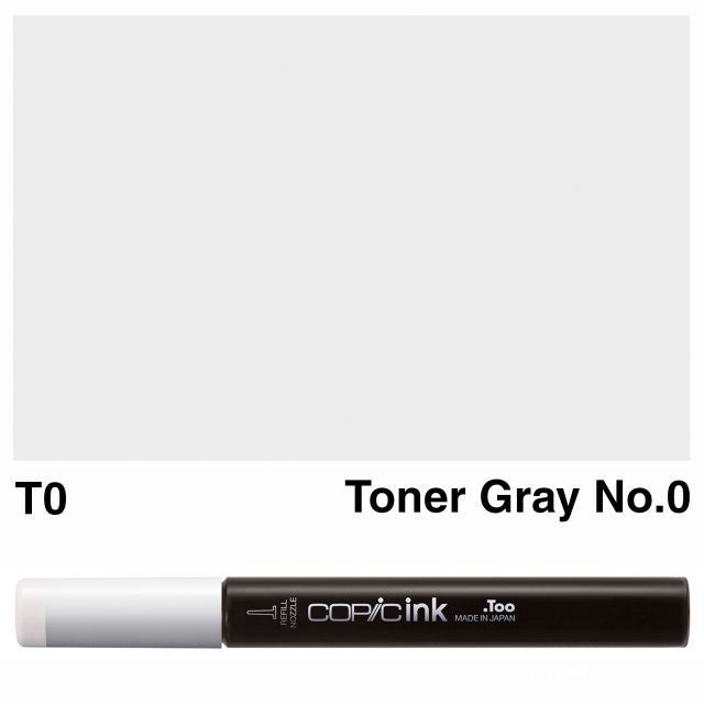 Copic Marker Ink T0 Toner Gray No.0