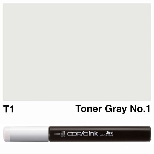 Copic Marker Ink T1 Toner Gray No.1 12ml