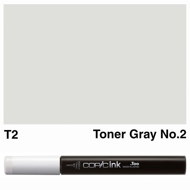 Copic Marker Ink T2 Toner Gray No.2 12ml