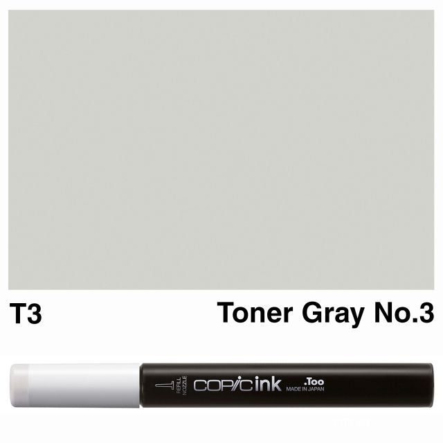 Copic Marker Ink T3 Toner Gray No.3 12ml