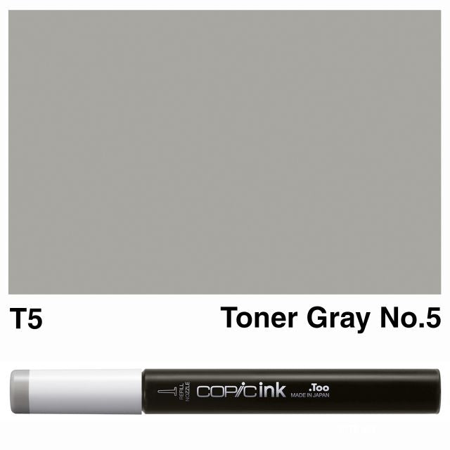 Copic Marker Ink T5 Toner Gray No.5 12ml