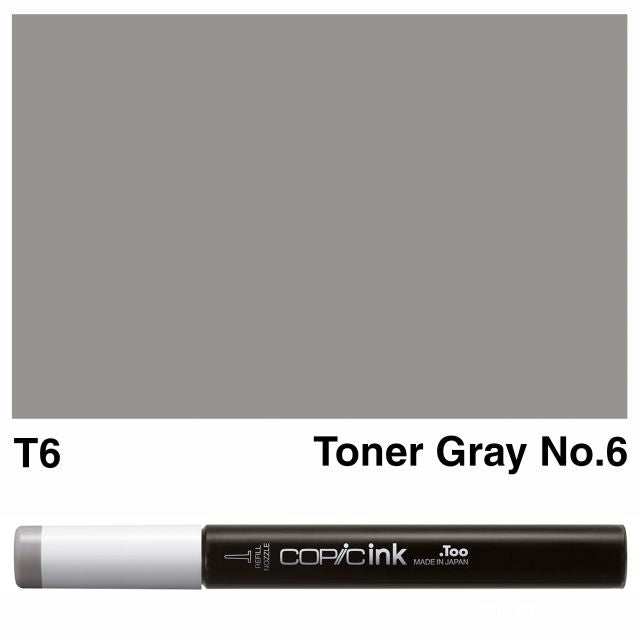 Copic Marker Ink T6 Toner Gray No.6