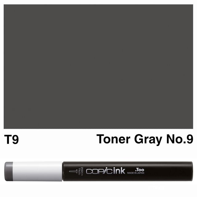 Copic Marker Ink T9 Toner Gray No.9 12ml