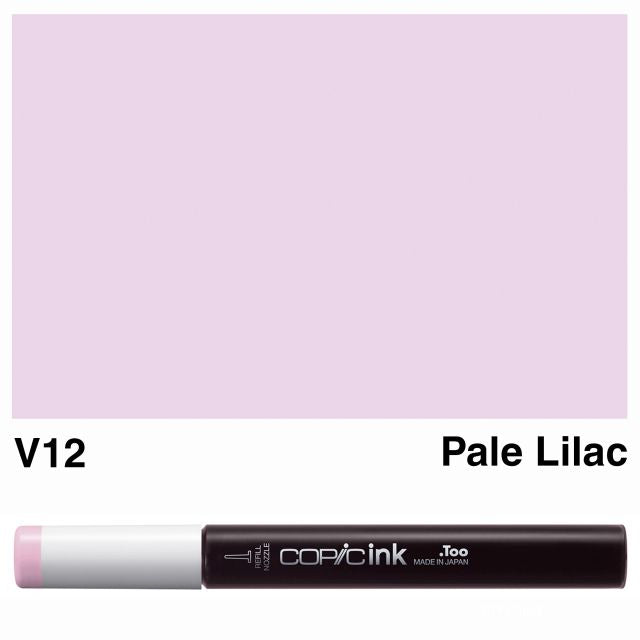 Copic Marker Ink V12 Pale Lilac 12ml