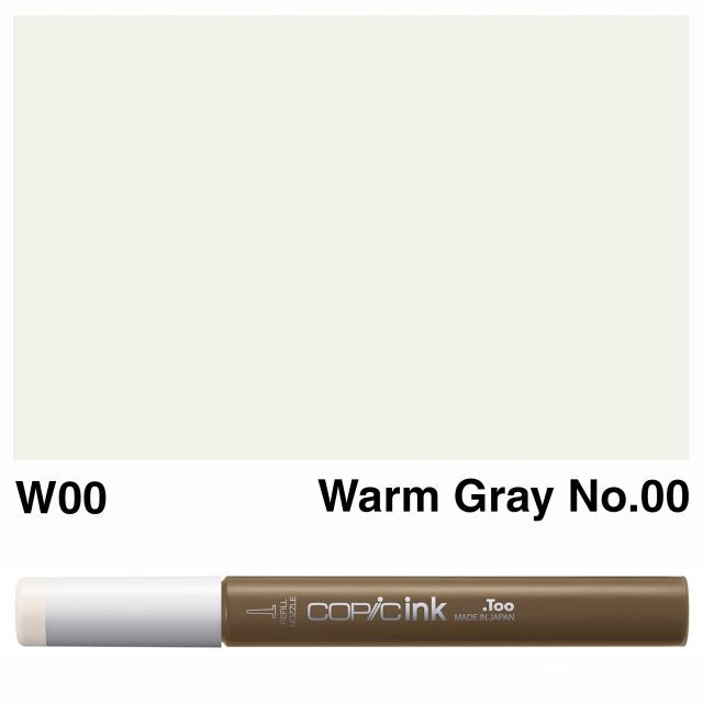Copic Marker Ink W00 Warm Gray No.00 12ml
