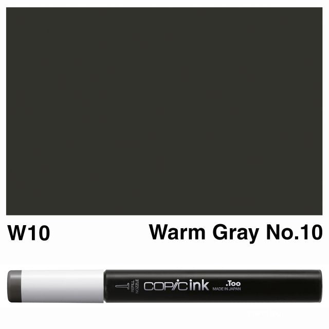 Copic Marker Ink W10 Warm Gray No.10 12ml