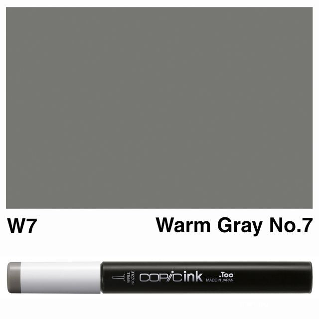 Copic Marker Ink W7 Warm Gray No.7