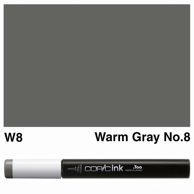 Copic Marker Ink W8 Warm Gray No.8 12ml