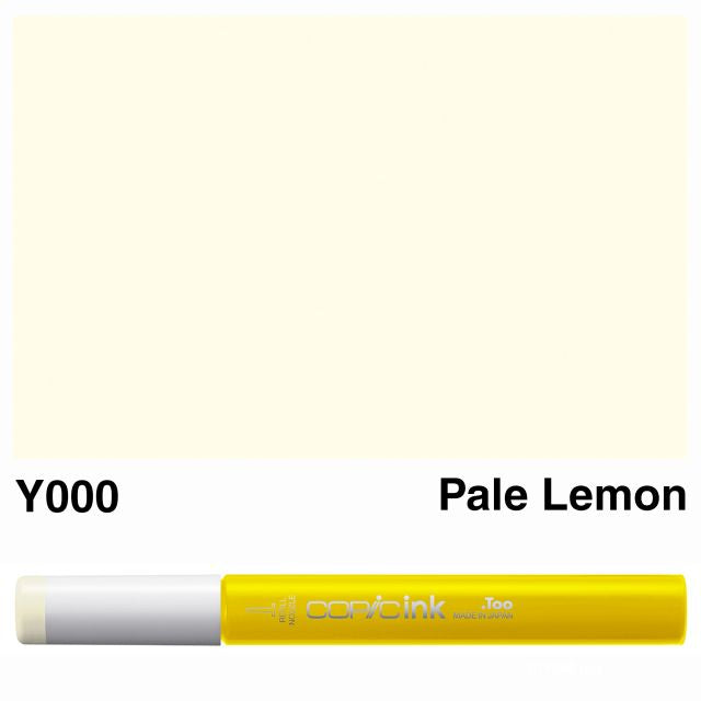 Copic Marker Ink Y000 Pale Lemon 12ml