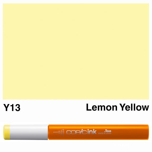 Copic Marker Ink Y13 Lemon Yellow