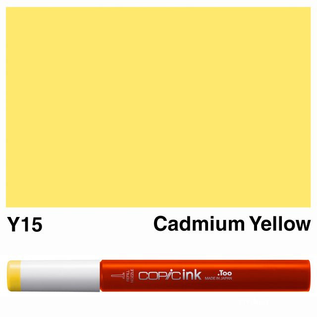 Copic Marker Ink Y15 Cadmium Yellow