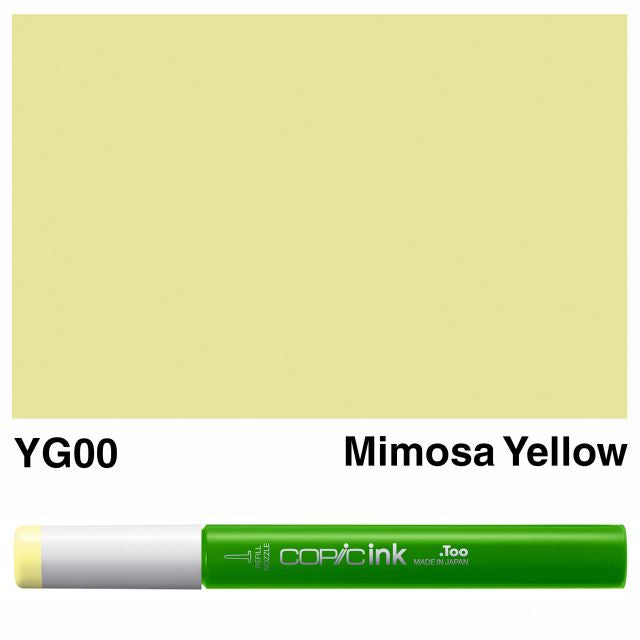 Copic Marker Ink YG00 Mimosa Yellow 12ml