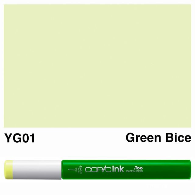 Copic Marker Ink YG01 Green Bice 12ml